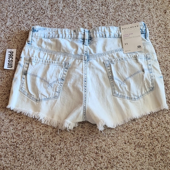 PacSun Bullhead shorts, high rise distressed NWT - Picture 3 of 14